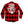 ROB ZOMBIE 'SKATERBEAST' hockey flannel in red plaid back view