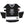 ROB ZOMBIE 'SKATERBEAST' deluxe hockey jersey in black, white, and grey front view