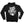 ROB ZOMBIE 'SKATERBEAST' full zip hockey hoodie in black back view