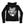 ROB ZOMBIE 'SKATERBEAST' women's full zip hockey hoodie in acid black back view