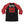 SEETHER 'THE S' hockey raglan t-shirt in black with red sleeves back view