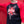 SEETHER 'THE S' hockey raglan t-shirt in black with red sleeves front view on model