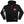 SEETHER 'WASTELAND' full zip hockey hoodie in black front view