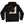SHINEDOWN ‘PLANET ZERO' laced pullover hockey hoodie in black with red and tan laces back view