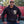 VOLBEAT ‘REWIND REPLAY REBOUND’ full zip hockey hoodie in black front view on model