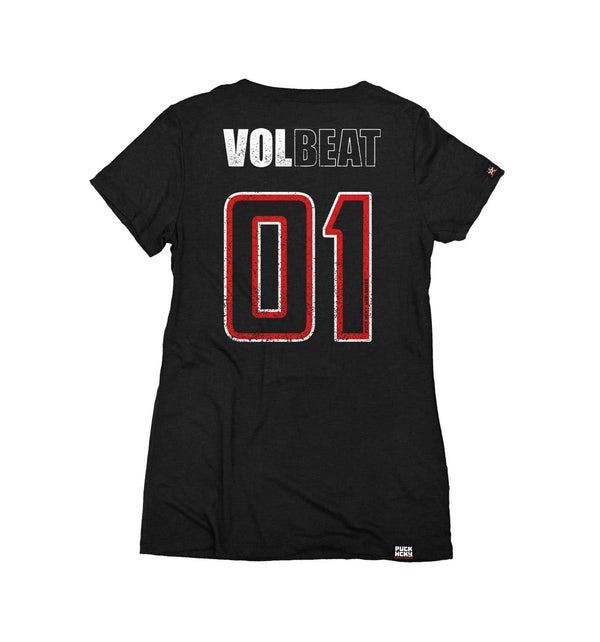 VOLBEAT ‘THE CIRCLE’ women's short sleeve hockey t-shirt back view