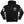 VOLBEAT ‘THE CIRCLE’ full zip hockey hoodie in black front view
