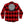 WHITECHAPEL 'MARK OF THE SKATE BLADE' hockey flannel in red plaid back view