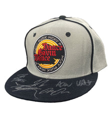 DANCE GAVIN DANCE 'EMBER' limited edition autographed snapback hockey cap in grey with black accents