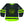 TYPE O NEGATIVE 'LIFE IS KILLING ME' deluxe hockey jersey in black and neon green front view