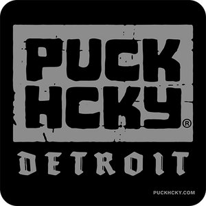 PUCK HCKY 'Detroit' hockey sticker