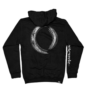 A Perfect Circle 'Multiples' pullover hockey hoodie in black back view