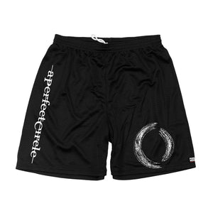 A Perfect Circle 'Multiples' mesh hockey shorts in black