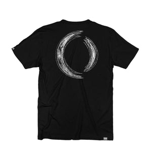 A Perfect Circle 'Multiples' short sleeve hockey t-shirt in black back view