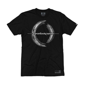 A Perfect Circle 'Multiples' short sleeve hockey t-shirt in black front view