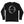 A Perfect Circle 'Multiples' long sleeve hockey t-shirt in black front view