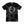 A Perfect Circle 'Multiples' short sleeve t-shirt in black tie-dye front view