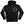 A Perfect Circle ‘Multiples’ full zip hockey hoodie in black front view