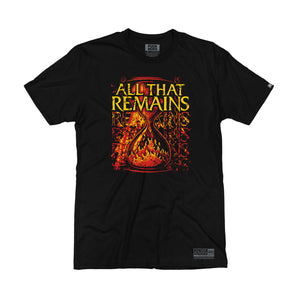 All That Remains 'Hourglass' short sleeve hockey t-shirt in black