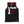 BLACK SABBATH 'IRON MAN' sleeveless basketball jersey in black, red, and white front view