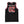 Car Bomb 'Liberty' sleeveless basketball jersey in black, red, and white back view
