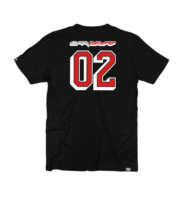 Car Bomb 'Liberty' short sleeve t-shirt in black back view