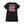 Car Bomb 'Liberty' women's short sleeve t-shirt in black back view