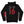 Car Bomb 'Meta' pullover hockey hoodie in black back view