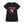 Car Bomb 'Meta' women's short sleeve t-shirt in black front view
