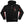 Car Bomb ‘Meta’ full zip hockey hoodie in black front view