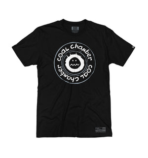 COAL CHAMBER 'LOCO' short sleeve hockey t-shirt in black front view