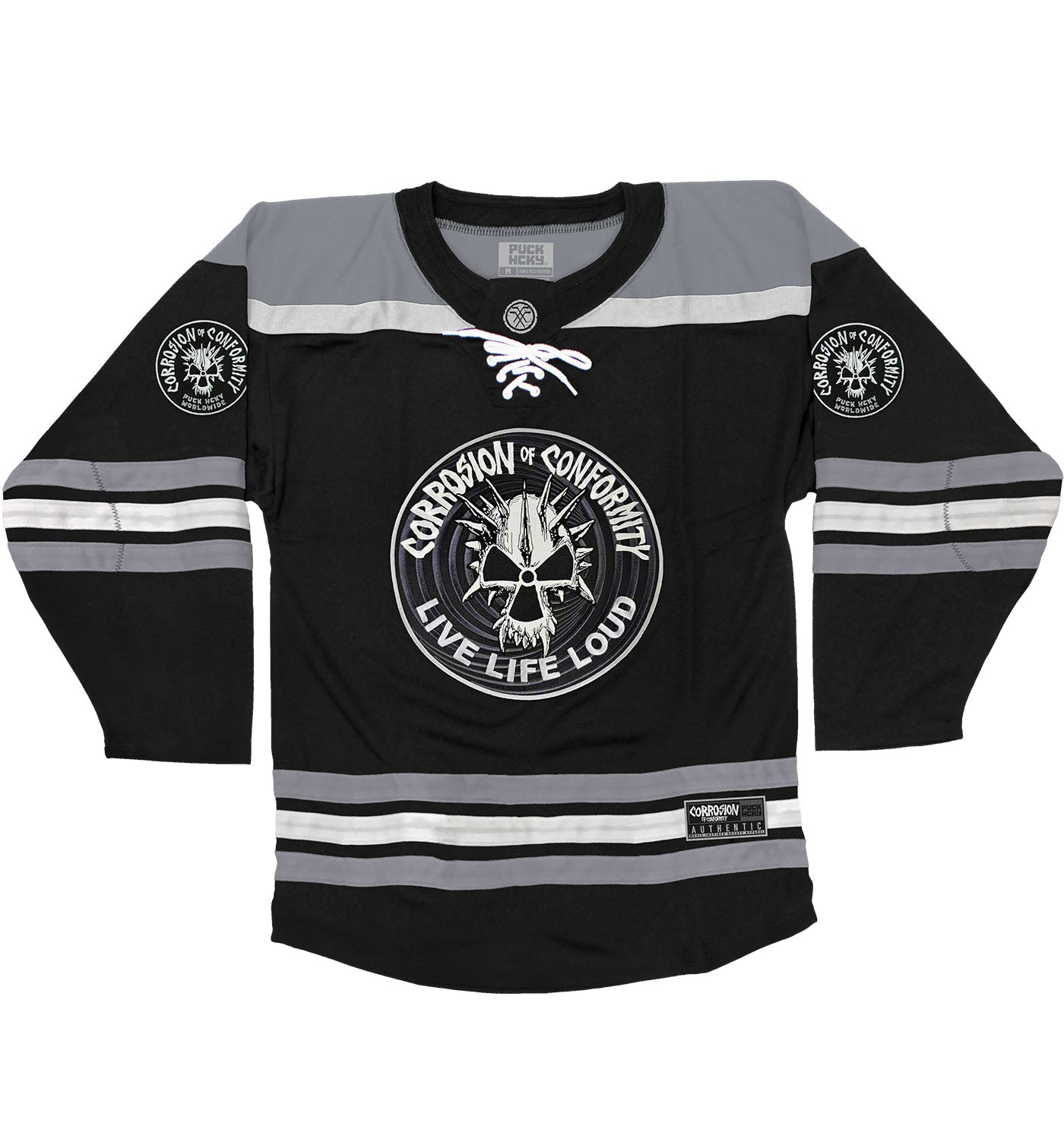 シャツ Black Eye Patch HOCKEY JERSEY Athletic Knit (AK) Custom ZH191-NJE3144 2022 New Jersey Devils Alterna