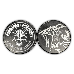 Corrosion of Conformity 'Skull' limited edition hockey puck AUTOGRAPHED