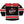 FIRST JASON 'SLASHERS' hockey jersey in black, red, and white front view