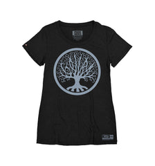 GOJIRA 'FROM THE TREES' women's short sleeve hockey t-shirt in black front view