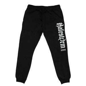 HALESTORM ‘BOMBSHELL’ hockey jogging pants in black front view