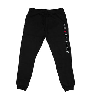 HEARTSICK ‘LOVELETTER’ hockey jogging pants in black
