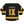 ICE NINE KILLS 'IX' hockey jersey in black and gold back view