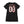 ICE NINE KILLS 'IX' women's short sleeve hockey t-shirt in black back view