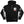 ICE NINE KILLS 'SILENCE' full zip hockey hoodie in black front view