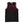 Black basketball jersey with red KSE logo and number