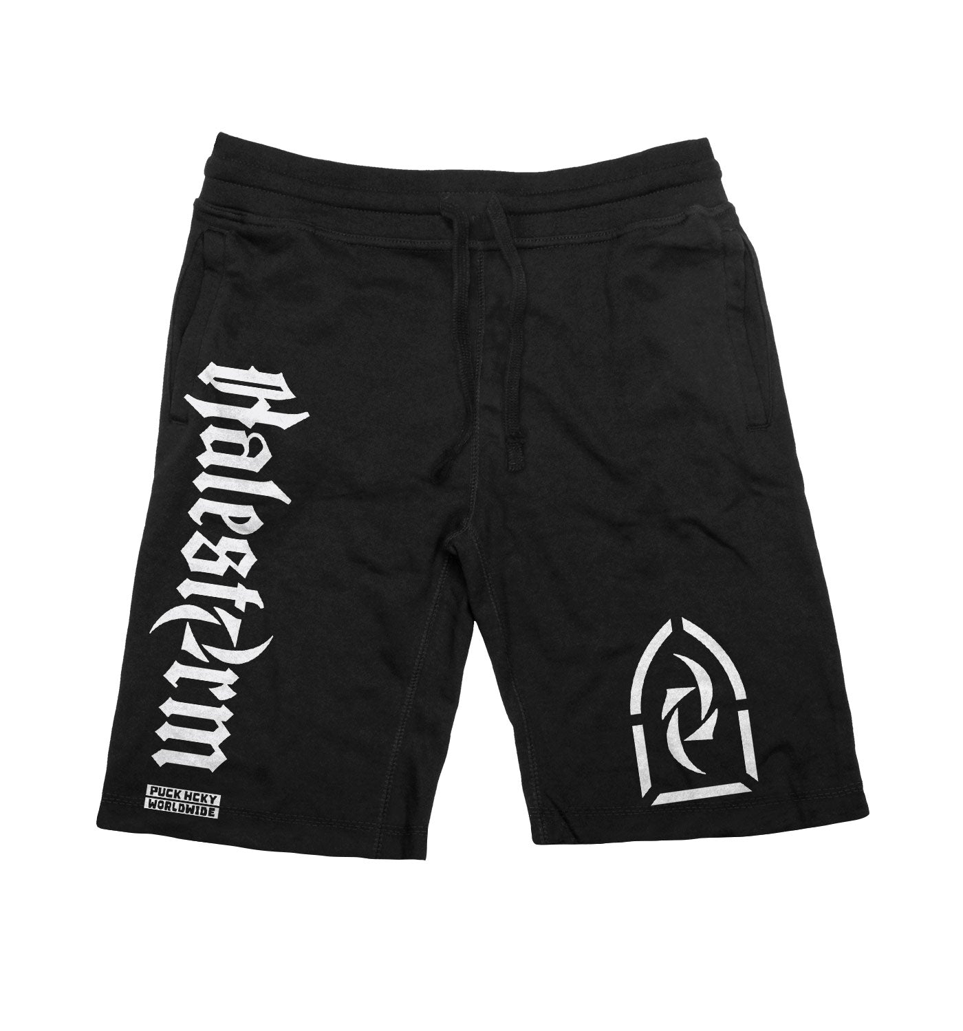HALESTORM ‘BOMBSHELL’ fleece hockey shorts in black