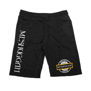 MESHUGGAH 'KNÖVELMETAL' fleece hockey shorts in black