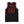 MASTODON 'BONETHROWER' sleeveless basketball jersey in black, red, and white back view