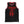 MASTODON 'BONETHROWER' sleeveless basketball jersey in black, red, and white front view