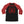 Mastodon ‘Bonethrower’ hockey raglan t-shirt in black with red sleeves back view