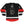 Mastodon 'The Hunter' deluxe hockey jersey in black, white, and red front view