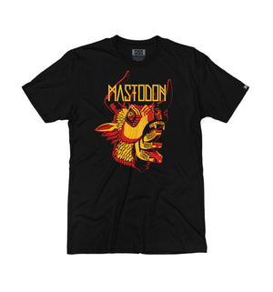 Mastodon 'The Hunter' short sleeve hockey t-shirt in black front view