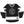 Meshuggah 'Catch 33' deluxe hockey jersey in black, white, and grey front view