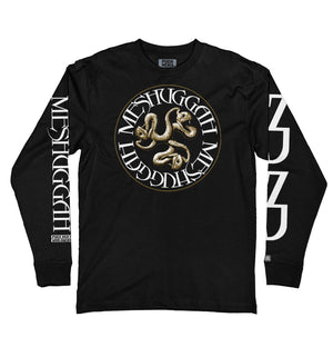 Meshuggah 'Catch 33' long sleeve hockey t-shirt in black front view
